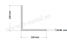 Cornier zincat 120x120x10 mm 1